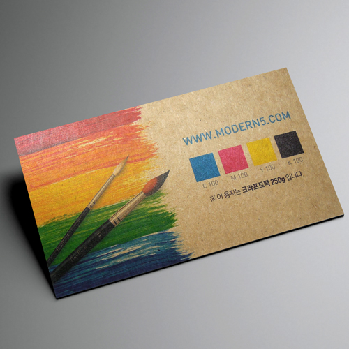 [수입지명함] 크라프트팩 300g