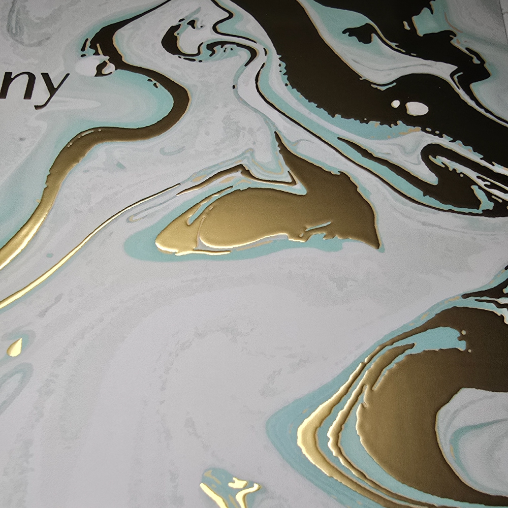 [수입지명함] 디지털 금박 은박 명함 -후가공