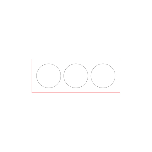 [일반스티커] 원형 스티커 25x25mm (1세트 3개)