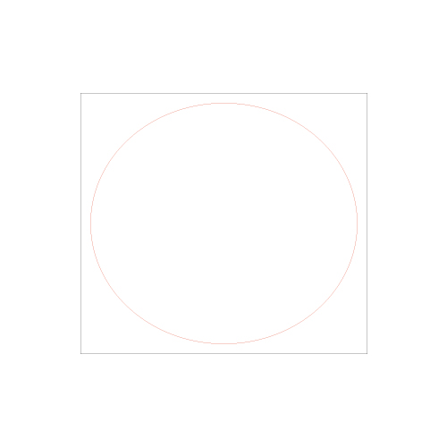 [일반스티커] 타원형 스티커 105mmx95mm